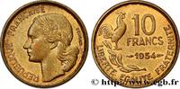 FRANCE 10 francs Guiraud IV REPUBLIC 1954 (19,98mm, 2,98g, 6h) -