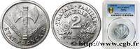 FRANCE 2 francs Francisque FRENCH STATE Beaumont-Le-Roger 1944 (27,02mm, 2,2g, 6h) -