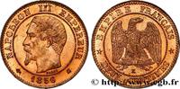 FRANCE Deux centimes Napoléon III, tête nue SECOND EMPIRE Bordeaux 1856 (20mm, 1,88g, 6h) -