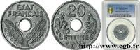 FRANCE 20 centimes État français, lourde FRENCH STATE 1943 (24mm, 3,5g, 6h) -