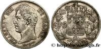 FRANCE 5 francs Charles X, 2e type CHARLES X Strasbourg 1827 (37mm, 24,81g, 6h) -