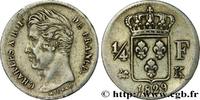 FRANCE 1/4 franc Charles X CHARLES X Bordeaux 1829 (15mm, 1,26g, 6h) -