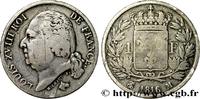 FRANCE 1 franc Louis XVIII LOUIS XVIII Toulouse 1816 (23mm, 4,81g, 4h) -