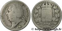 FRANCE 1 franc Louis XVIII LOUIS XVIII La Rochelle 1817 (23mm, 4,72g, 6h) -