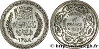 TUNISIA - FRENCH PROTECTORATE Essai 5 Francs argent au nom de Ahmed Bey AH 1358 TUNISIA - FRENCH PROTECTORATE Paris 1939 (23,68mm, 4,98g, 6h) -