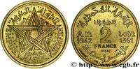 MOROCCO - FRENCH PROTECTORATE Essai de 2 Francs MOROCCO - FRENCH PROTECTORATE Paris 1942 (26,98mm, 8,02g, 6h) -
