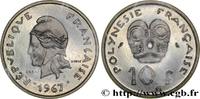 FRENCH POLYNESIA Essai de 10 Francs FRENCH POLYNESIA Paris 1967 (23,95mm, g, 6h) -