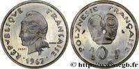FRENCH POLYNESIA Essai de 10 Francs FRENCH POLYNESIA Paris 1967 (23,95mm, g, 6h) -