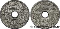 TUNISIA - FRENCH PROTECTORATE Essai de 20 Centimes AH 1364 TUNISIA - FRENCH PROTECTORATE Paris 1945 (24,52mm, 3,09g, 6h) -