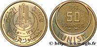 TUNISIA - FRENCH PROTECTORATE Essai de 50 Francs TUNISIA - FRENCH PROTECTORATE Paris 1950 (27mm, 7,97g, 6h) -