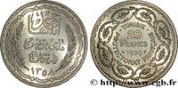 TUNISIA - FRENCH PROTECTORATE Essai 20 Francs argent au nom de Ahmed Bey AH 1358 TUNISIA - FRENCH PROTECTORATE Paris 1939 (34,93mm, 20,06g, 6h) -