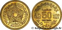 MOROCCO - FRENCH PROTECTORATE Essai de 50 Centimes MOROCCO - FRENCH PROTECTORATE Paris 1942 (17,96mm, 1,97g, 6h) -
