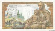 FRANCE 1000 Francs DÉESSE DÉMÉTER FRANCE 1000 Francs DÉESSE DÉMÉTER 1943 AU -