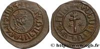 THE ORIENTAL WORLD (ARABO-BYZANTINE, CILICIA, ARME Tank ou obole de bronze CILICIA - KINGDOM OF ARMENIA - LEO I King of Armenia Sis c. 1198-1219 (30,5mm, 6,20g, 12h) -