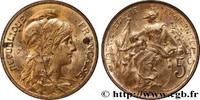 FRANCE 5 centimes Daniel-Dupuis III REPUBLIC 1904 (25mm, 4,99g, 6h) -