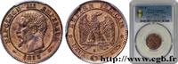 FRANCE Deux centimes Napoléon III, tête nue SECOND EMPIRE Bordeaux 1855 (20mm, 2g, 6h) -