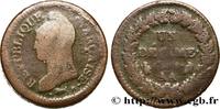 FRANCE Un décime Dupré, grand module CONSULATE Metz 1800 (31mm, 20,32g, 6h) -