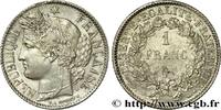 FRANCE 1 franc Cérès, IIe République II REPUBLIC Strasbourg 1850 (23mm, 4,96g, 6h) -