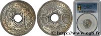 FRANCE 5 centimes Lindauer, grand module III REPUBLIC Paris 1917 (19mm, 3g, 6h) -