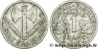 FRANCE 1 franc Francisque, lourde FRENCH STATE Paris 1943 (23,01mm, 1,61g, 6h) -