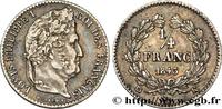 FRANCE 1/4 franc Louis-Philippe LOUIS-PHILIPPE I Bordeaux 1843 (15mm, 1,25g, 6h) -