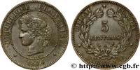 FRANCE 5 centimes Cérès III REPUBLIC Paris 1896 (25mm, 4,58g, 6h) -