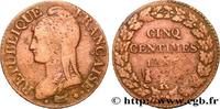 FRANCE Cinq centimes Dupré, grand module CONSULATE Bordeaux 1800 (28mm, 9,06g, 6h) -