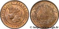 FRANCE 5 centimes Cérès III REPUBLIC Paris 1897 (25mm, 5,02g, 6h) -