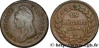 FRANCE Un décime Dupré, grand module CONSULATE Bordeaux 1800 (32,28mm, 21,80g, 6h) -
