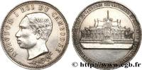 CAMBODIA Médaille d’hommage des mandarins : Norodom Ier CAMBODIA 1902 (34,3mm, 16,47g, 12h) -