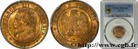 FRANCE Deux centimes Napoléon III, tête laurée, buste déf SECOND EMPIRE Paris 1861 (20mm, 2g, 6h) -