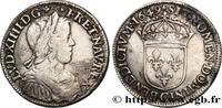 FRANCE Demi-écu, portrait à la mèche longue LOUIS XIV THE SUN KING Saint-Lô 1649 (32mm, 13,32g, 6h) -