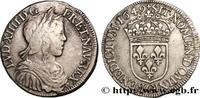 FRANCE Demi-écu, portrait à la mèche longue LOUIS XIV THE SUN KING Poitiers 1649 (31,5mm, 13,55g, 6h) -