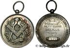 FRANCE LES AMIS DE LA PATRIE LOGES A L’ORIENT DE PARIS - LOGES PARISIENNES 1902 (38,5mm, 25,20g, 12h) -