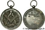 FRANCE LES AMIS DE LA PATRIE LOGES A L’ORIENT DE PARIS - LOGES PARISIENNES 1892 (38,5mm, 23,96g, 12h) -