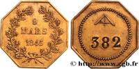 FRANCE EMILE ZOLA LOGES A L’ORIENT DE PARIS - LOGES PARISIENNES 1845 (23mm, 3,66g, 12h) -