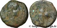 FRANCE Bronze EPAD, au guerrier GALLIA - ARVERNI (Area of Clermont-Ferrand) Clermont-Ferrand (63) après 52 AC. (16,5mm, 2,88g, 6h) -