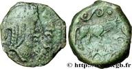FRANCE Bronze SVTICOS, classe I au taureau VELIOCASSES (Area of Norman Vexin) c. 50-40 AC. (16mm, 3,80g, 9h) -