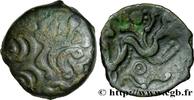 FRANCE Bronze au cheval, dérivé de types belges GALLIA - AULERCI EBUROVICES (Area of Évreux) Évreux (27) c.60-50 AC. (16mm, 2,51g, 9h) -