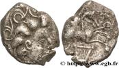 FRANCE Denier à la lyre EDUENS, ÆDUI (BIBRACTE, Area of the Mont-Beuvray) Autun (71) c. avant 52 AC. (14,5mm, 1,86g, 1h) -