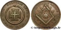 FRANCE LES SEPT ECOSSAIS REUNIS LOGES A L’ORIENT DE PARIS - LOGES PARISIENNES 1809 (30mm, 11,35g, 12h) -