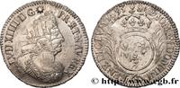 FRANCE Demi-écu aux palmes LOUIS XIV THE SUN KING Reims 1693 (33,5mm, 13,45g, 6h) -
