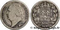FRANCE 1/2 franc Louis XVIII LOUIS XVIII Bordeaux 1820 (18mm, 2,50g, 6h) -