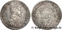 FRANCE Demi-écu, portrait apollinien LOUIS XIV THE SUN KING Bayonne 1662 (33mm, 13,39g, 6h) -