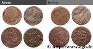 FRANCE Double tournois, lot de 4 ex. LOUIS XIII Ateliers divers n.d. (20mm, 10,26g, 6h) -