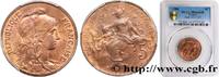FRANCE 5 centimes Daniel-Dupuis III REPUBLIC 1901 (25mm, 5g, 6h) -