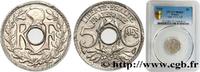 FRANCE 5 centimes Lindauer, petit module III REPUBLIC Paris 1935 (17mm, 2,00g, 6h) -