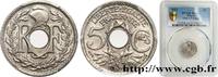 FRANCE 5 centimes Lindauer, petit module III REPUBLIC Poissy 1923 (17mm, 2g, 6h) -