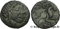 FRANCE Bronze au cheval AMBIANI (Area of Amiens) Amiens (80) c. 60-40 AC. (14mm, 1,60g, 9h) -