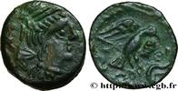 FRANCE Bronze “à l’aigle et au serpent” GALLIA - CARNUTES (Beauce area) Chartres (28) c. avant 52 AC. (16mm, 3,55g, 12h) -